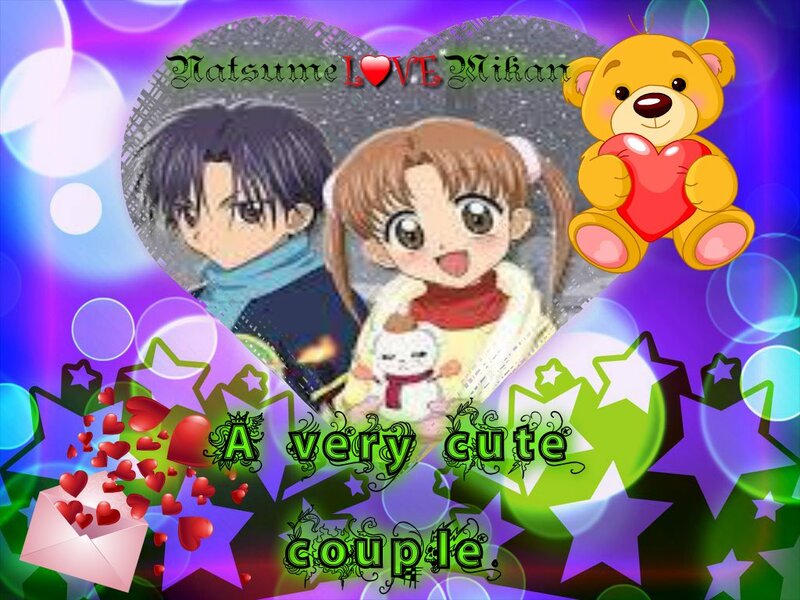 Anime Couple in Heart — Purple