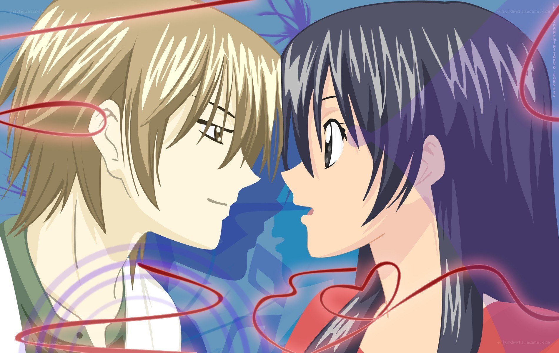 anime couple in love