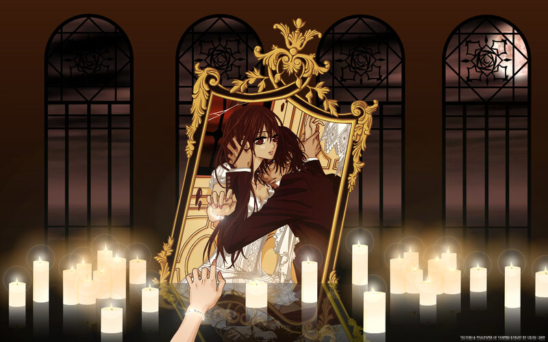 Anime Couple in Mirror