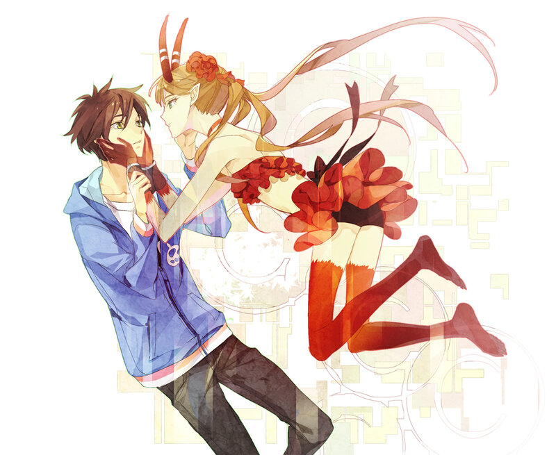 Anime Couple in Motion