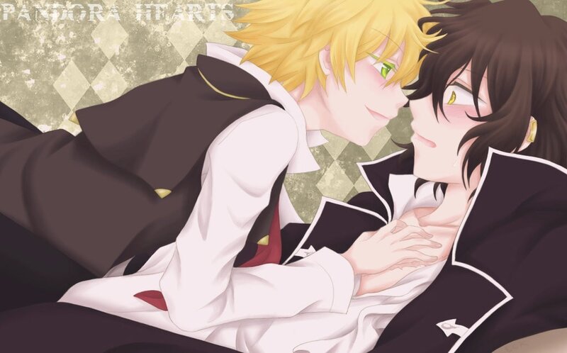 anime couple in school uniforms