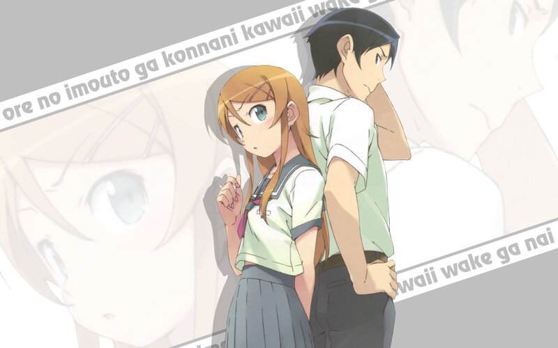 anime couple in school uniforms