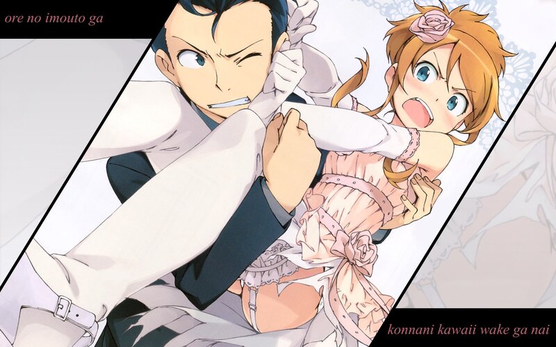anime couple in wedding attire