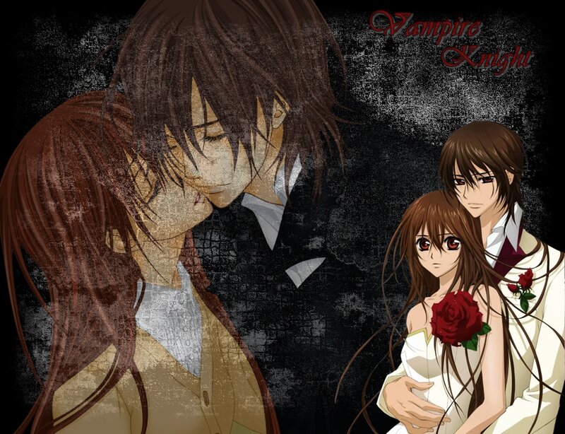 Anime Couple in Wedding Attire — Brown