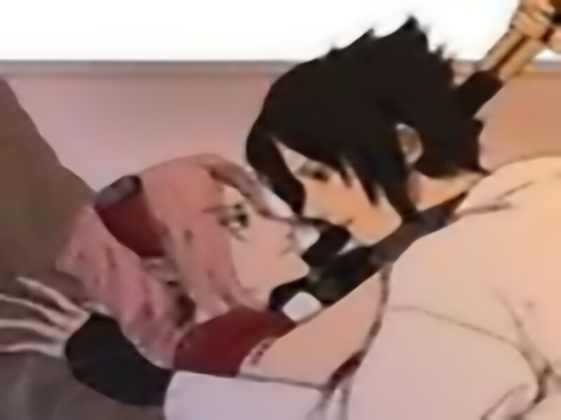 Anime Couple Kissing — Pink, Intimate