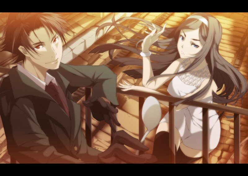 anime couple on balcony