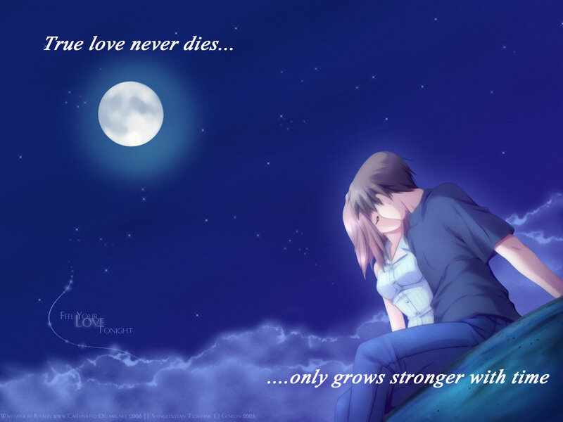 Anime Couple on Hill