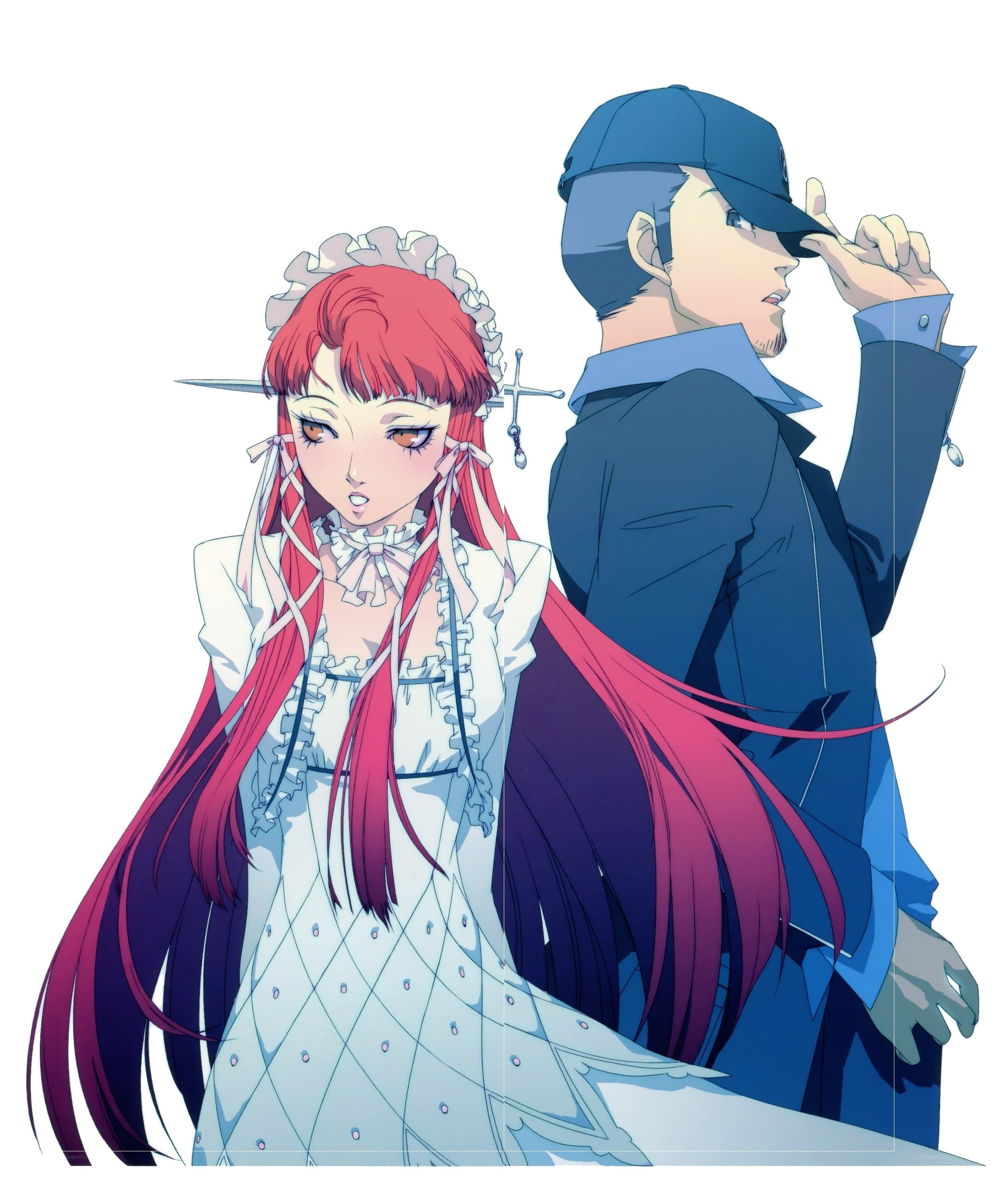 anime couple portrait
