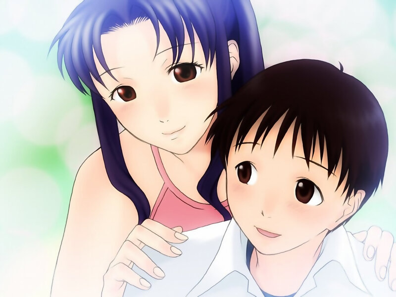 anime couple portrait