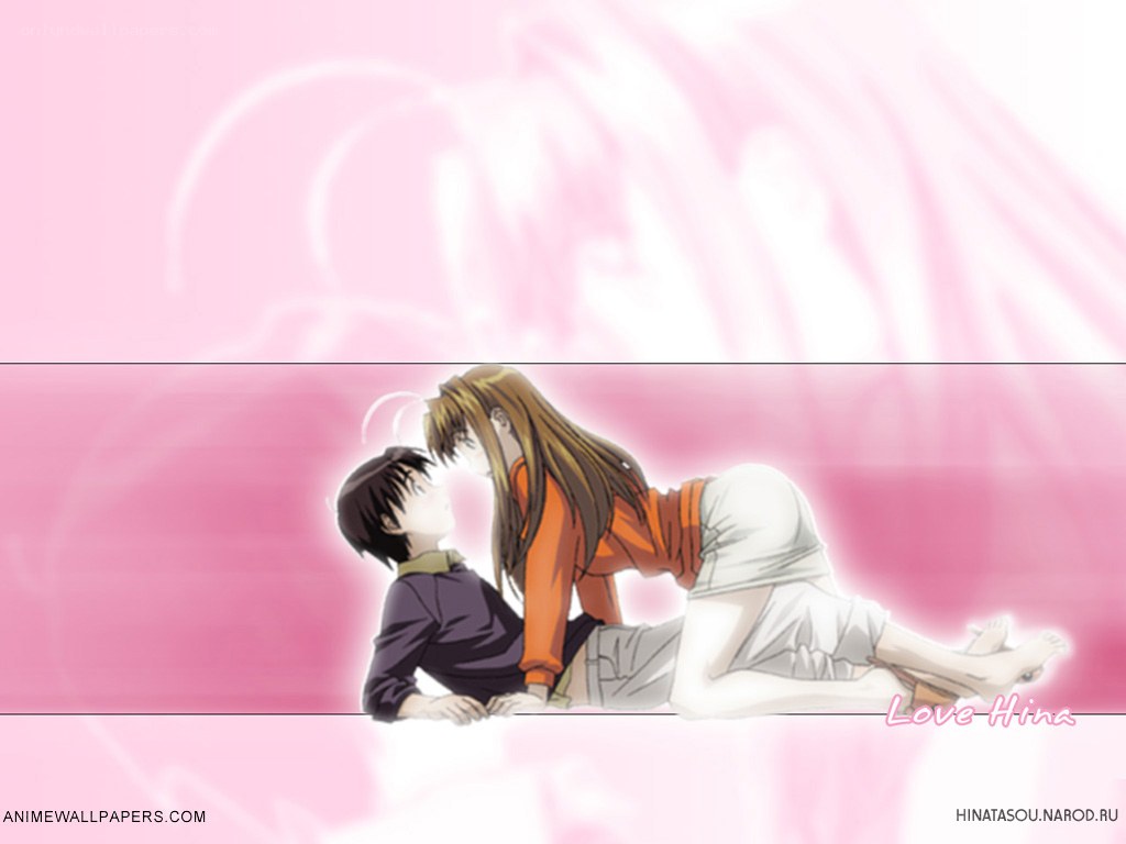 anime couple romantic moment