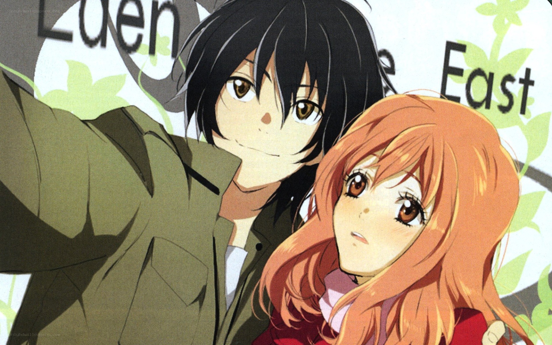 anime couple selfie