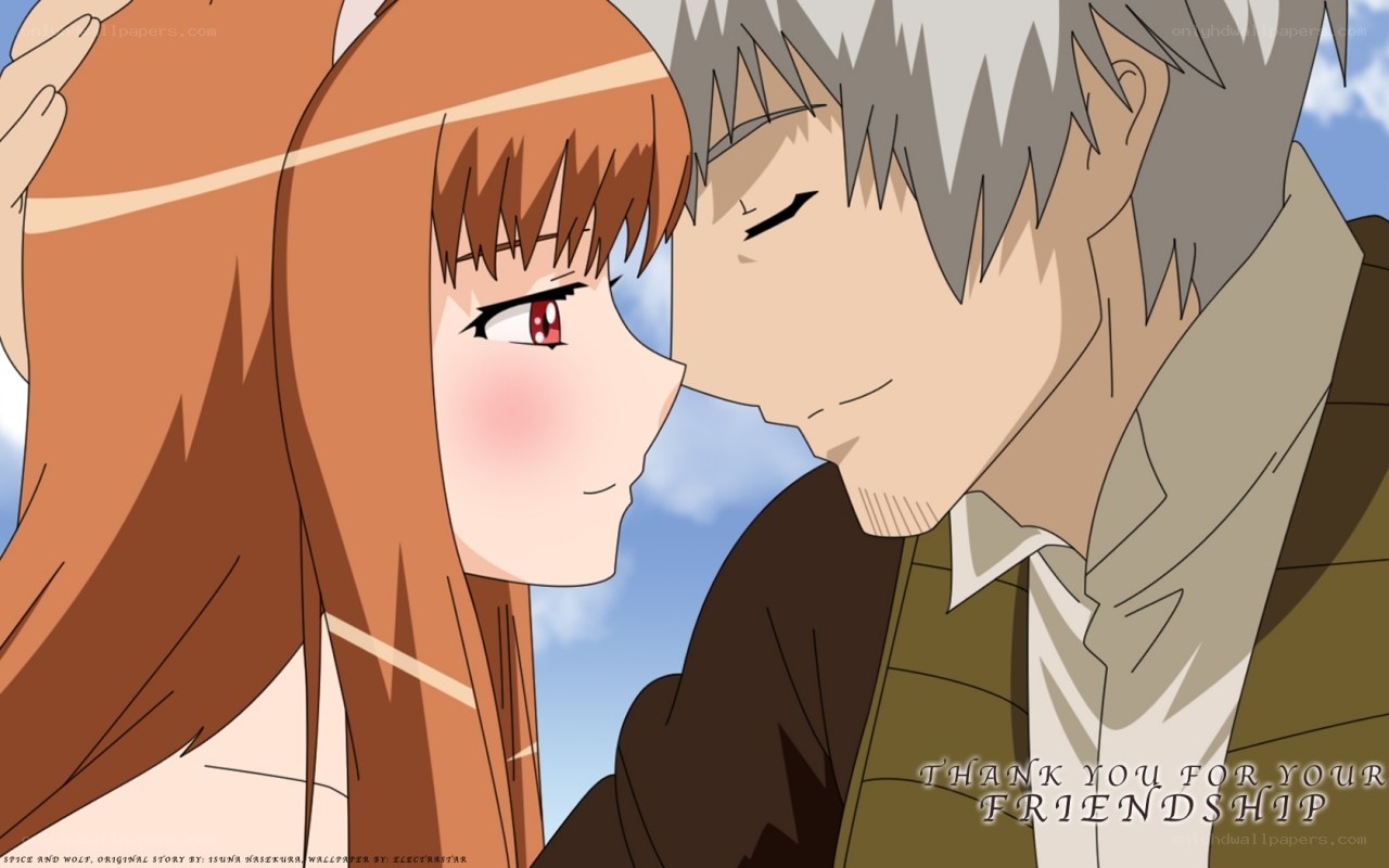anime couple sharing a moment