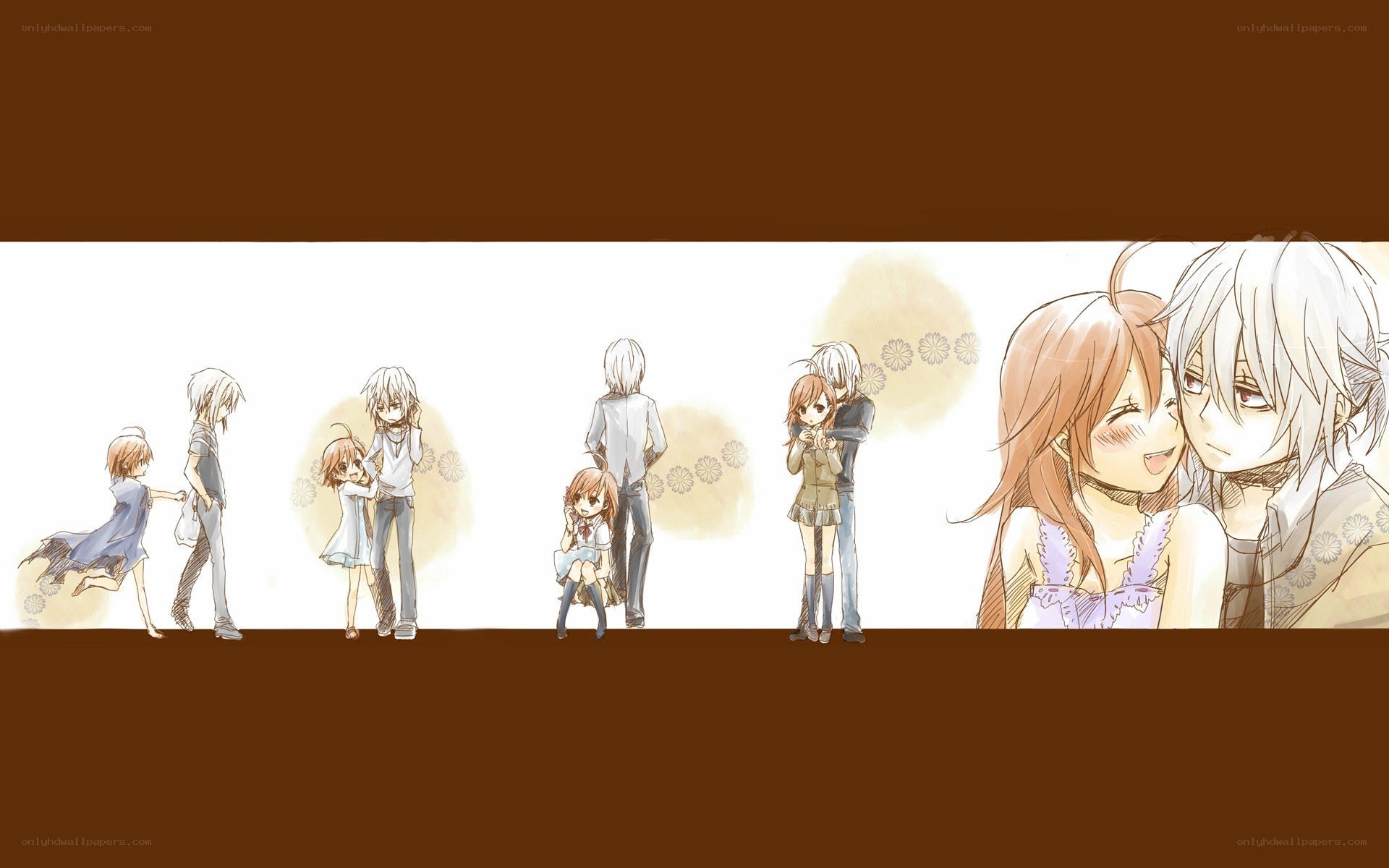 Anime couple through the years