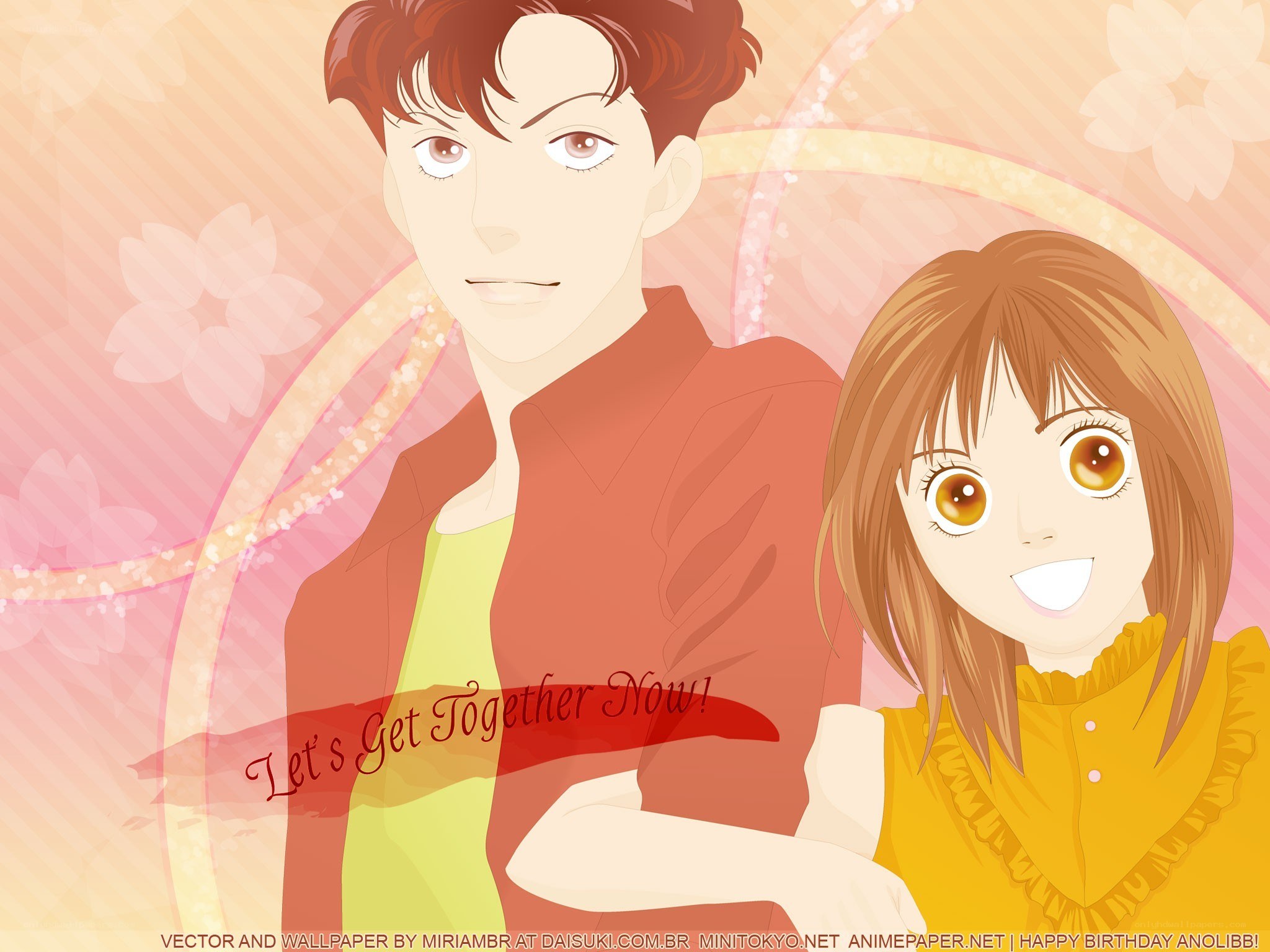 Anime couple wallpaper