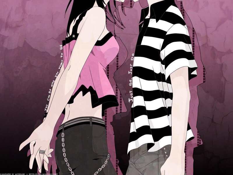 anime couple wallpaper