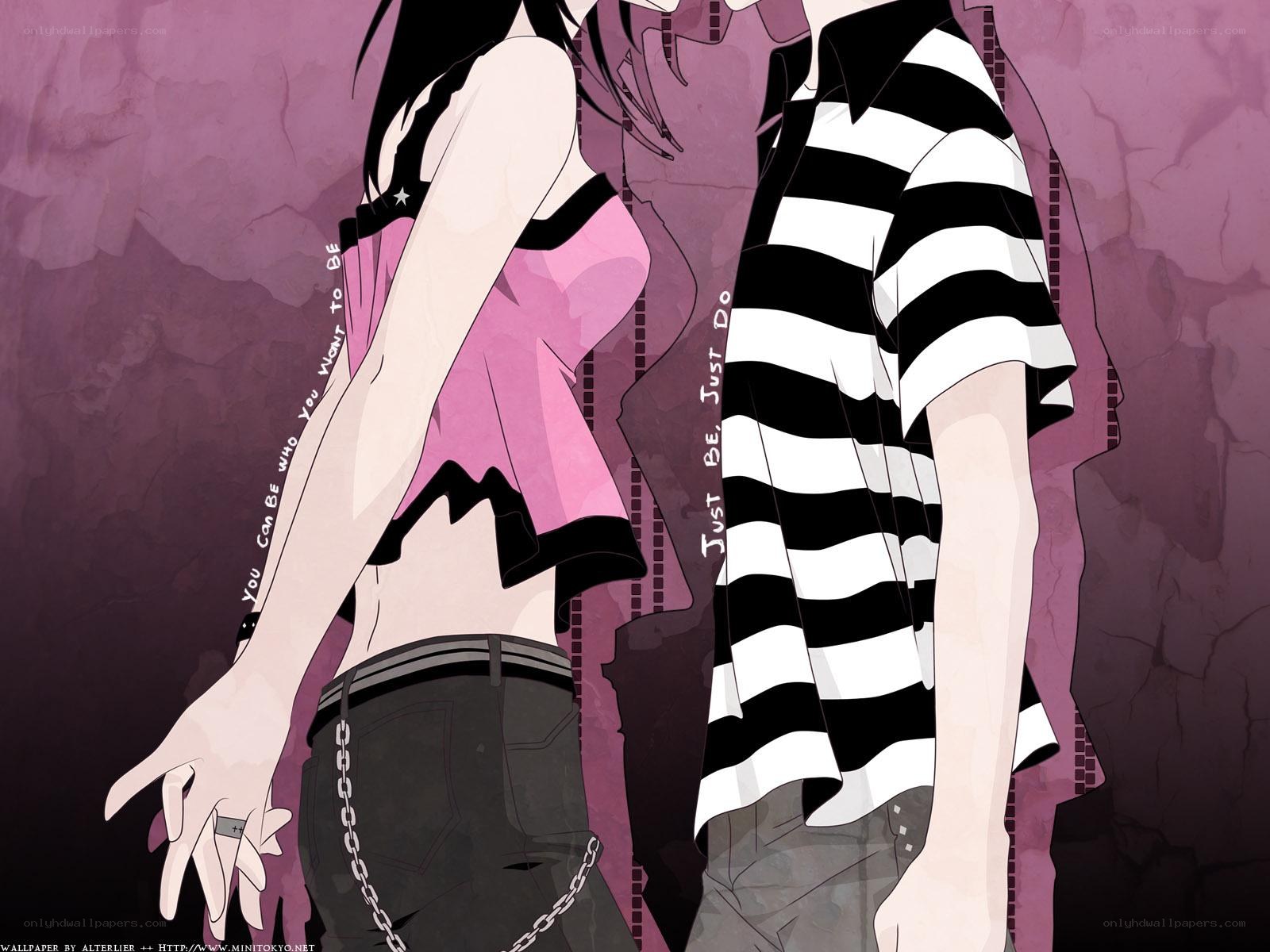 anime couple wallpaper