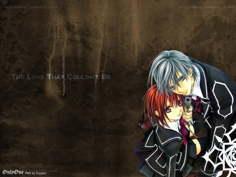 anime couple with gun