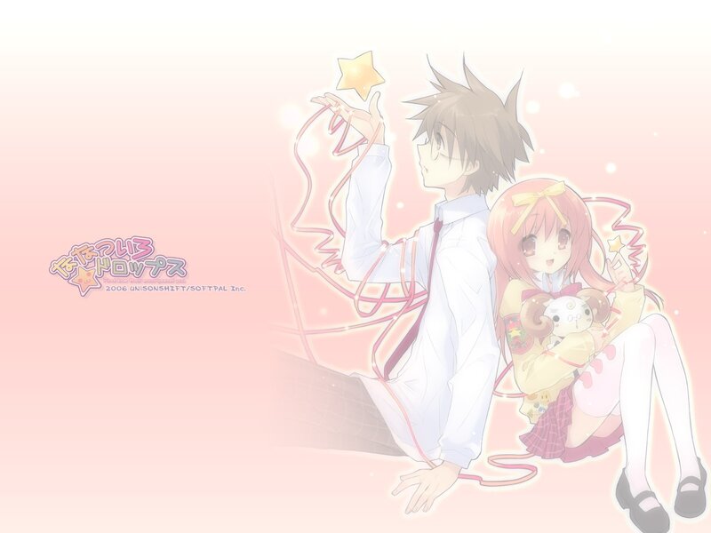 Anime couple with star magic