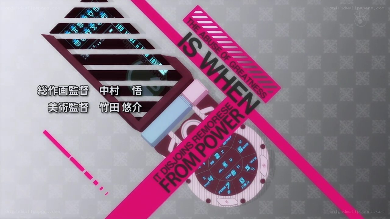 anime credit sequence
