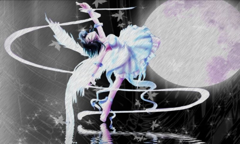Anime Dancer with Wings