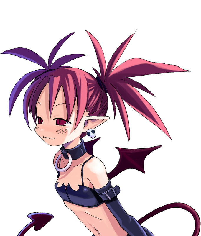 anime demon girl character