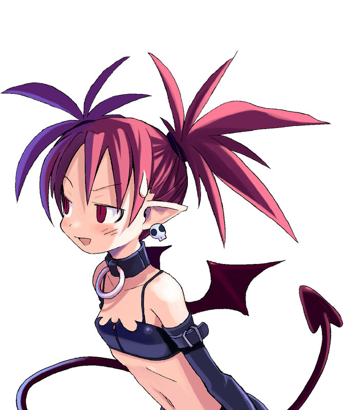 anime demon girl character