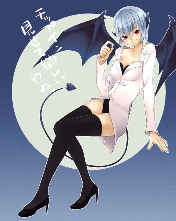 anime demon girl with wings
