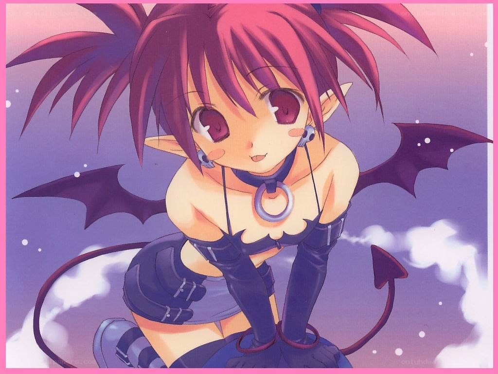 anime demon girl with wings