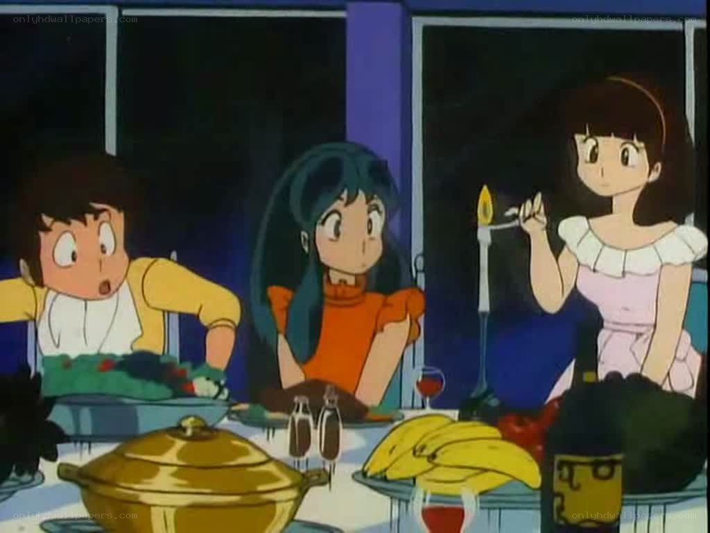 anime dinner scene