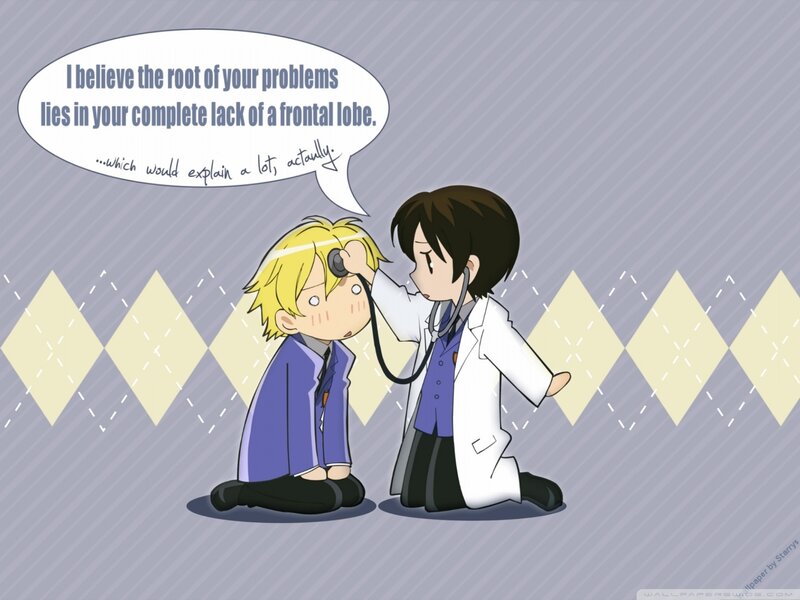 Anime Doctor Examining Patient