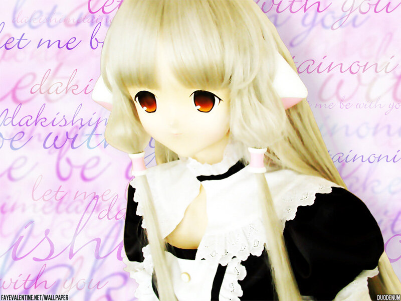 Anime Doll with Blonde Hair