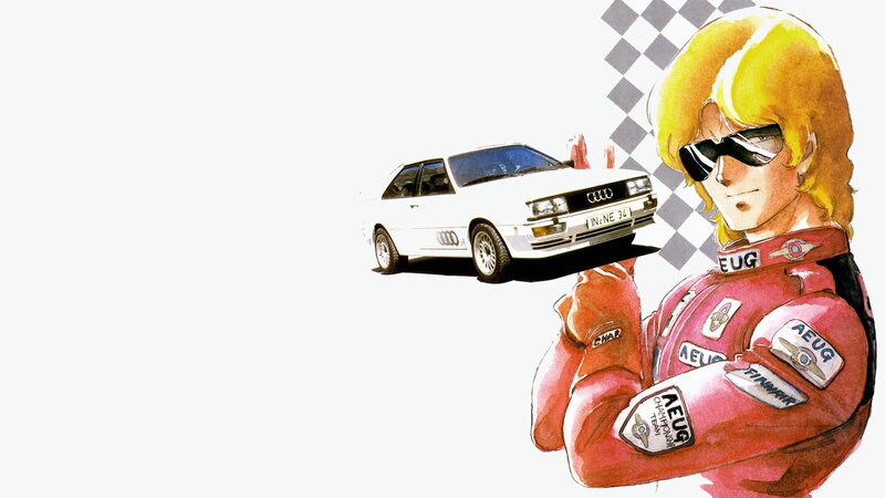 Anime Driver with Car