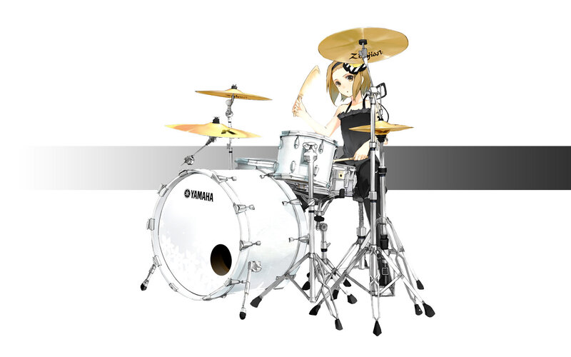 anime drummer girl