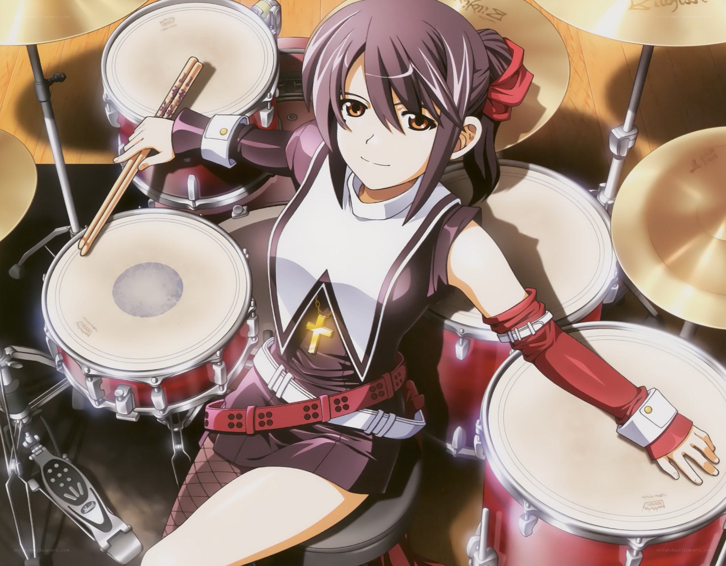anime drummer girl