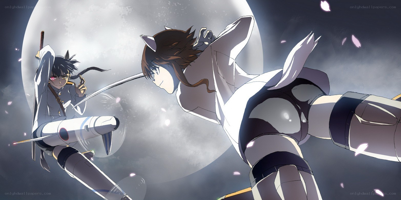 Anime duel under the moon