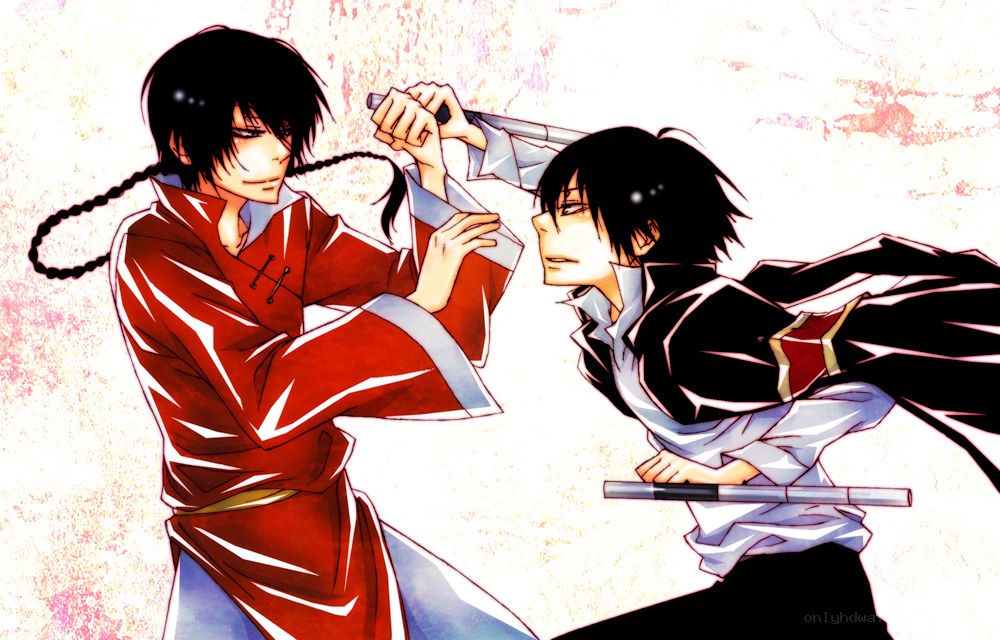 anime duel with swords