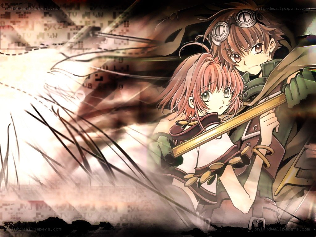 Anime duo with swords