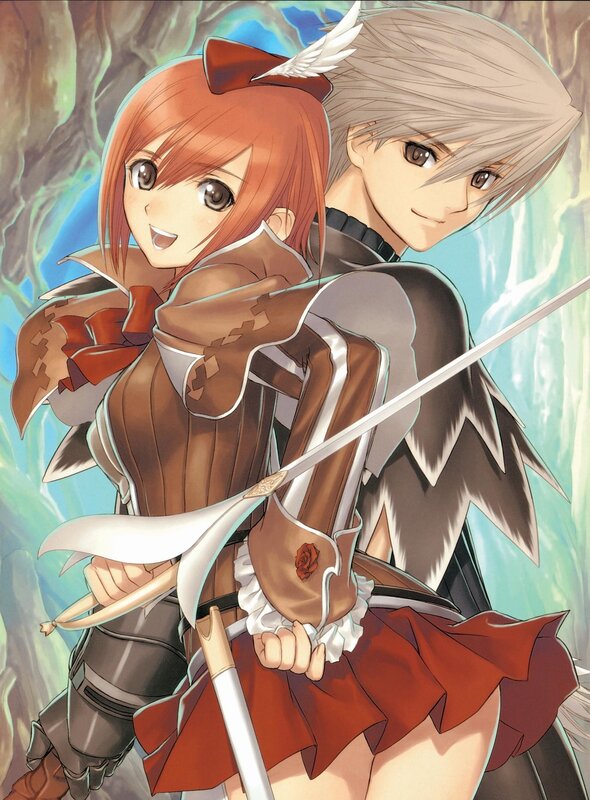 anime duo with swords