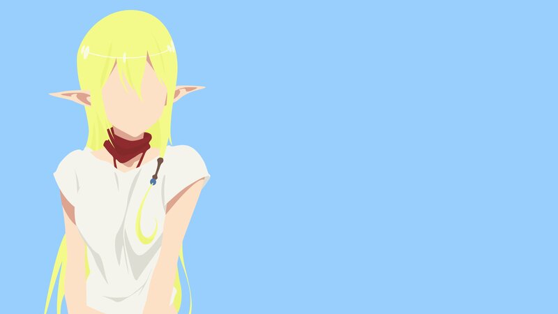 Anime Elf Character — Blue