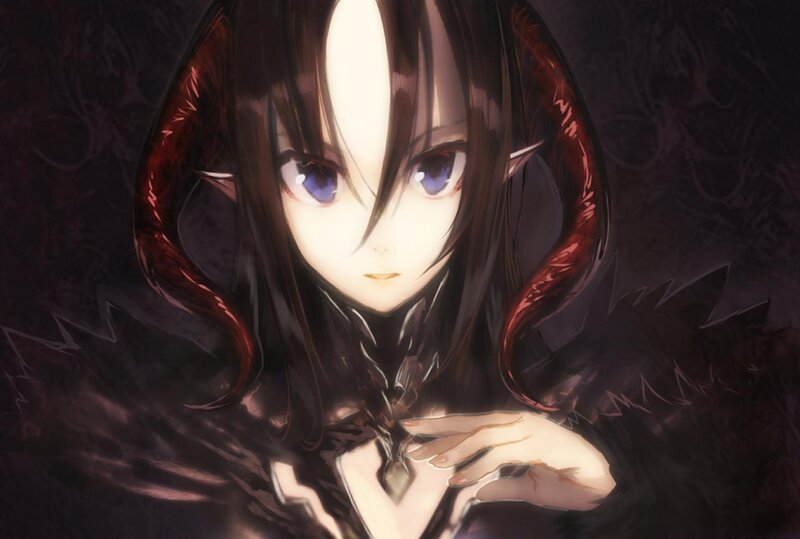 Anime Elf Girl — Black