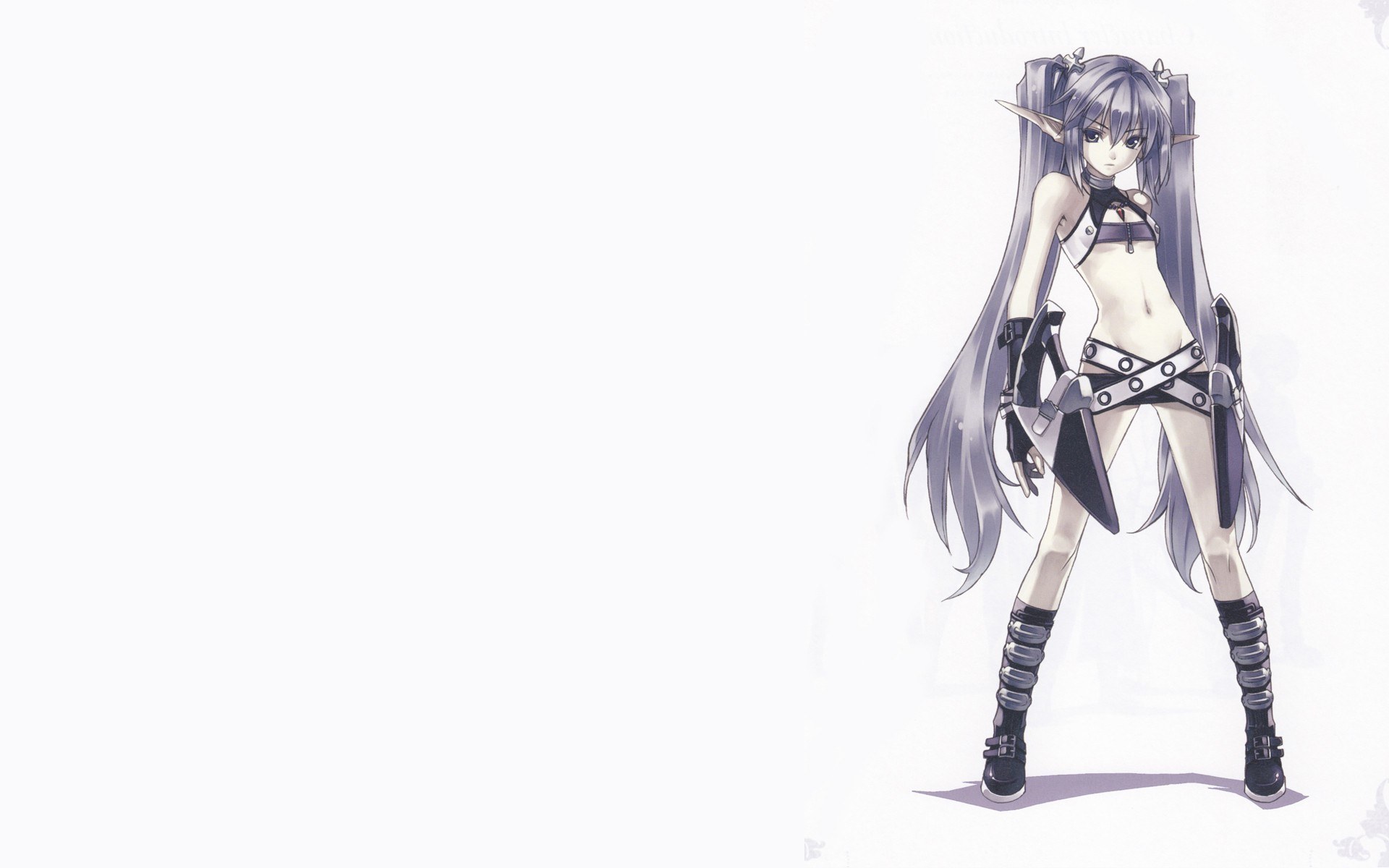 anime elf girl character