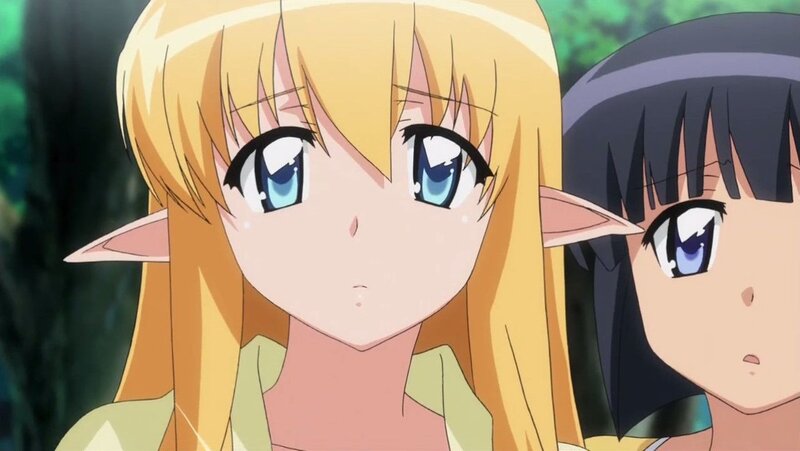 anime elf girls in forest