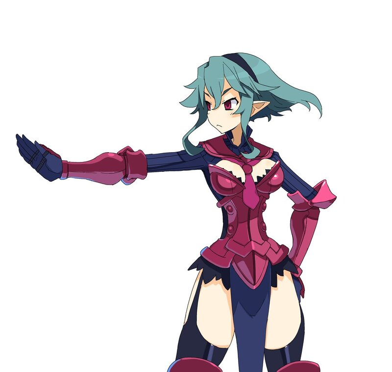 anime elf warrior character