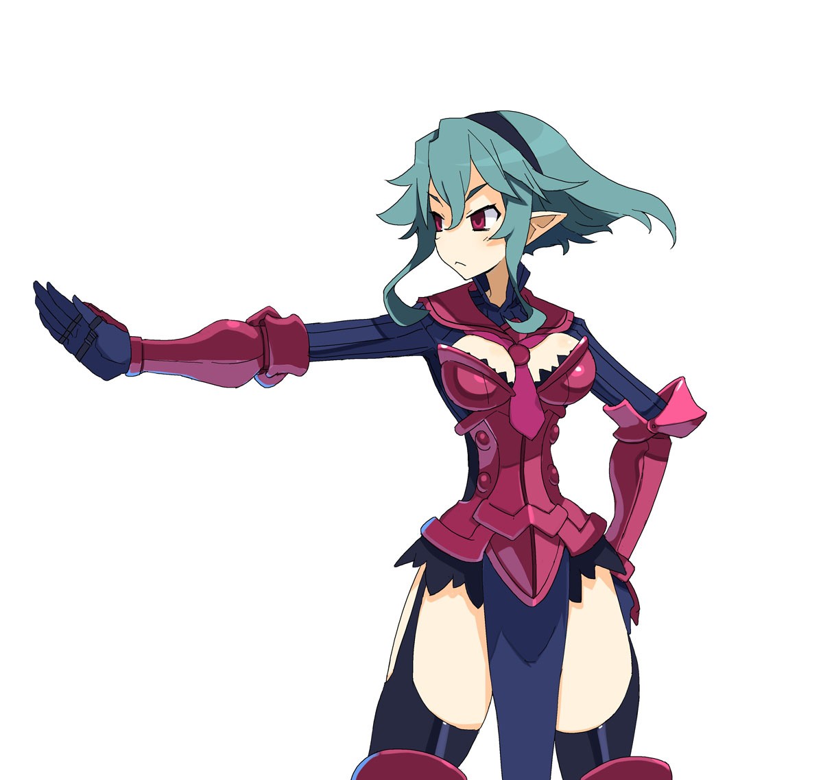 anime elf warrior character