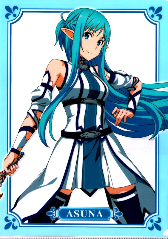 Anime Elf Woman — Blue