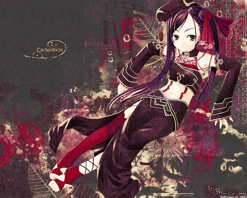 Anime enchantress character art