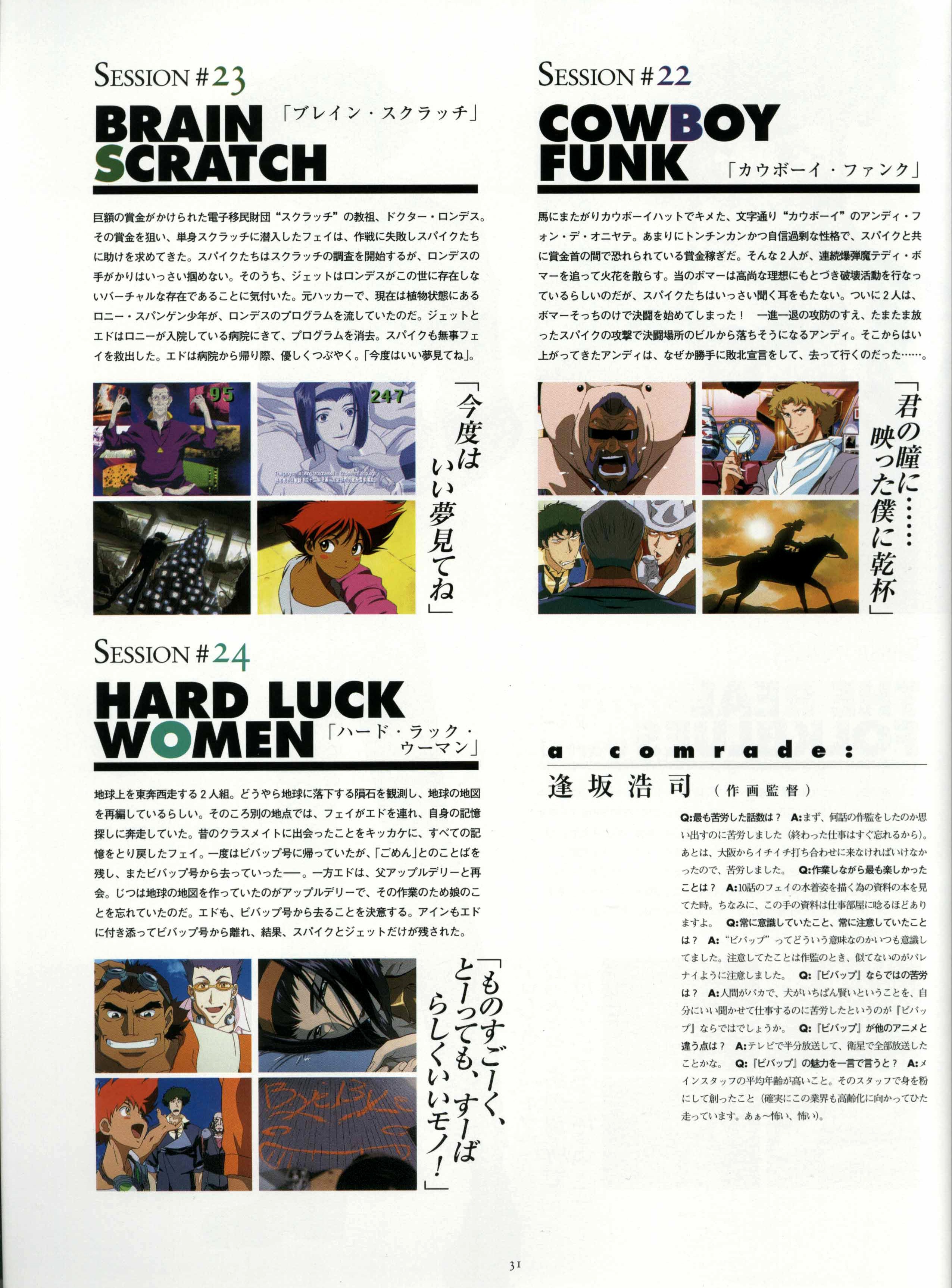 Anime episode summaries