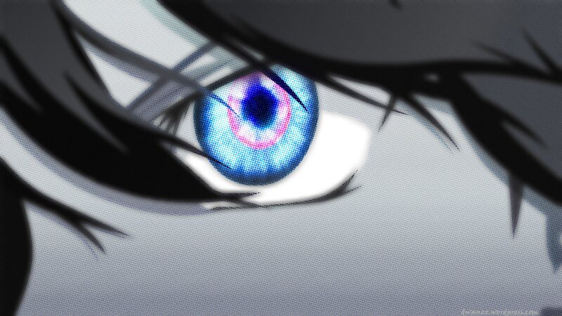 anime eye close-up