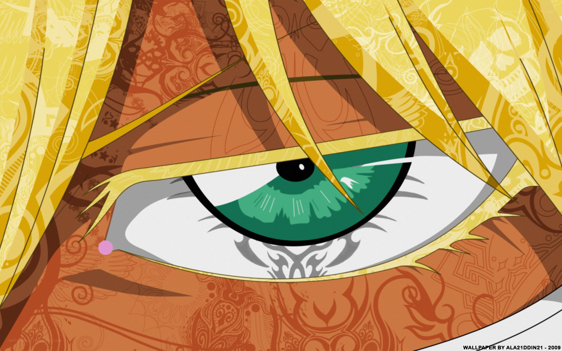 anime eye close-up