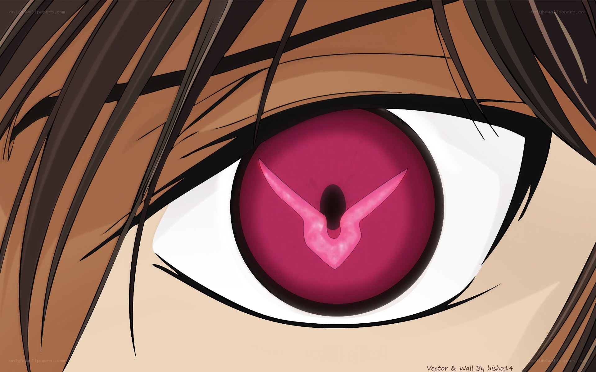 anime eye close-up